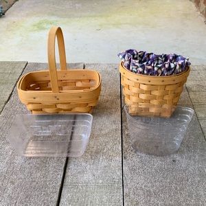 Longaberger Baskets, Oregano and Parsley Booking Baskets